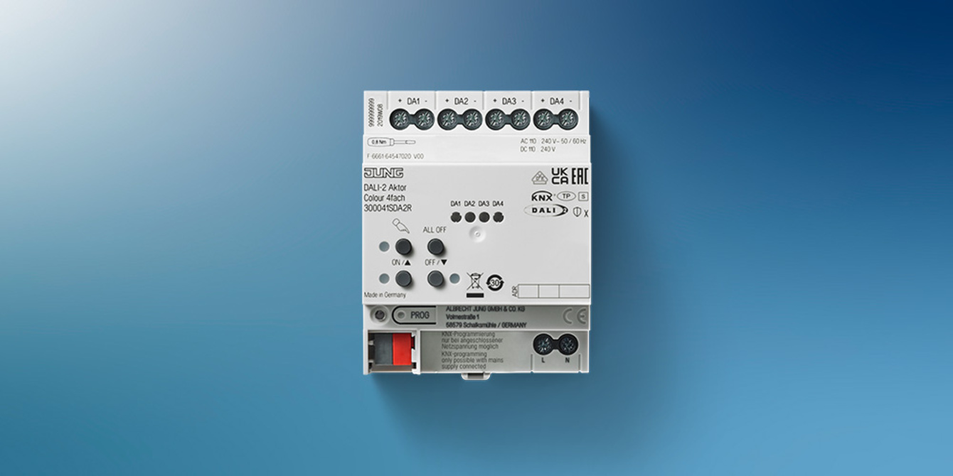 KNX DALI 2 Gateway Colour bei EAB Elektro-Anlagen-Bau GmbH in Waltershausen